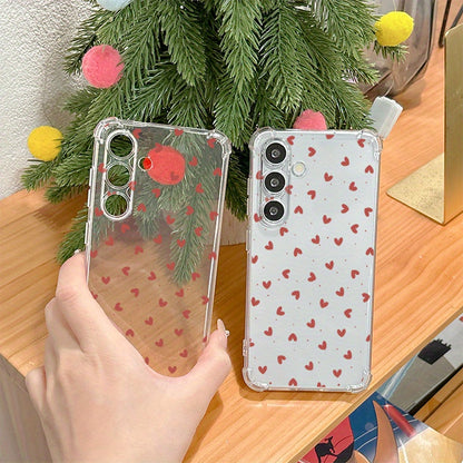 Spotted Love This high-quality TPU transparent protective case for Xiaomi 10T 11T 12LITE 14TPRO and POCO X3 X4 X5 POCO M3 M4 all-inclusive soft protective cover for Redmi 8 9 10 12C 14C NOTE8 9 10 11 12 13 Simple anti-fall Fo