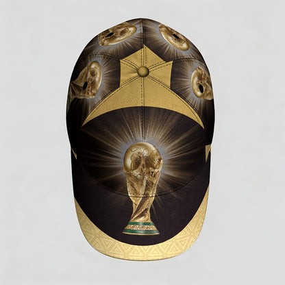 FIFA Official Adjustable Baseball Cap with Full-Print Flags