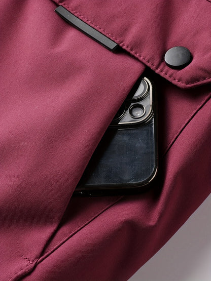 Men'S Heavy-Duty Winter Jacket with Fur-like Hood Collar - Thermal Insulated Cold Weather Coat, Full-Zip Front, Zippered Pockets - Beige/ for Everyday & Formal Outfits - Non-Stretch Outer Shell, Outdoor Outerwear, Casual Styl