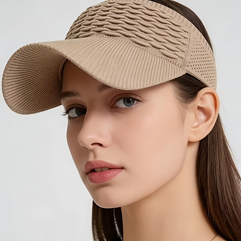 Unisex Breathable Polyester Sun Hat with Toggle Closure for Outdoor Sp