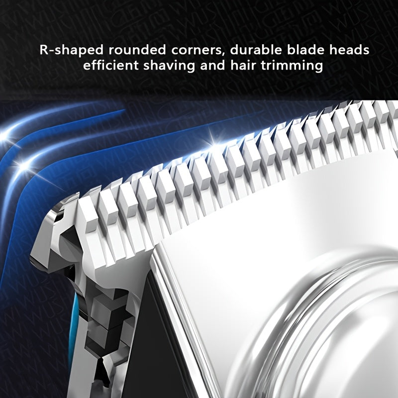 FEIYBA Men'S Cordless Electric Hair Clipper, Compact Rechargeable Beard & Hair Trimmer Set, Professional Barber Quality, Portable Grooming Tool for Home Use, Ideal Gift for Father'S Day or Christmas, USB Charging, Battery, 36