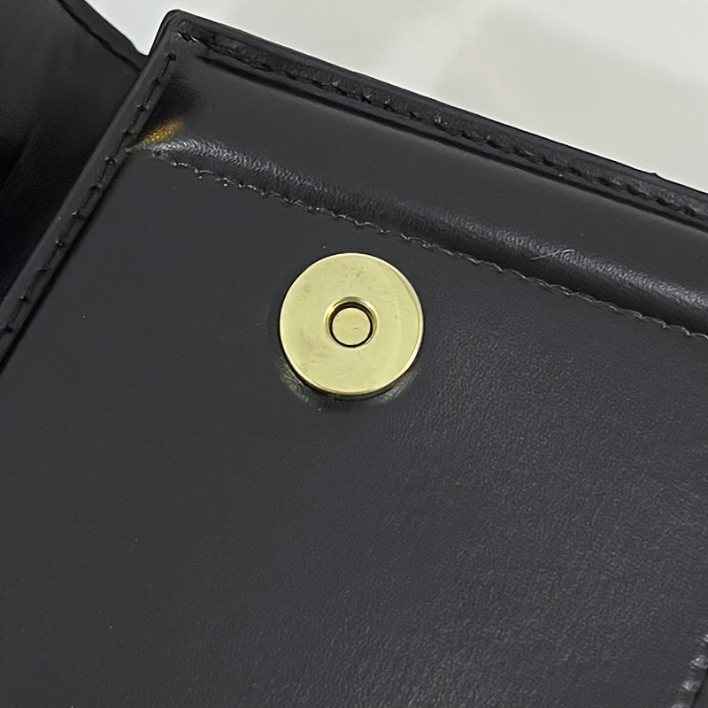 Թարմ և նորաձև փոքրիկ քառակուսի պայուսակ, մի ուսի վրա կրծկալով պայուսակ, երիտասարդական և հաճելի ոճով, մագնիսական ճարմանդով փակվող պայուսակ, միագույն, ինտերնետում հայտնի և սիրված պայուսակ