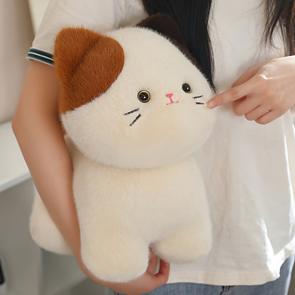 20cm/7.87in Calico Cat Plush Toy, a Sofa Ornament, Stuffed Fat Cat Plush Doll, And an Ideal Choice for Holiday Or Birthday Gifts.
