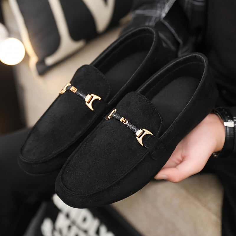 Men's Casual Canvas Slip-On Shoes Round Toe Summer Style