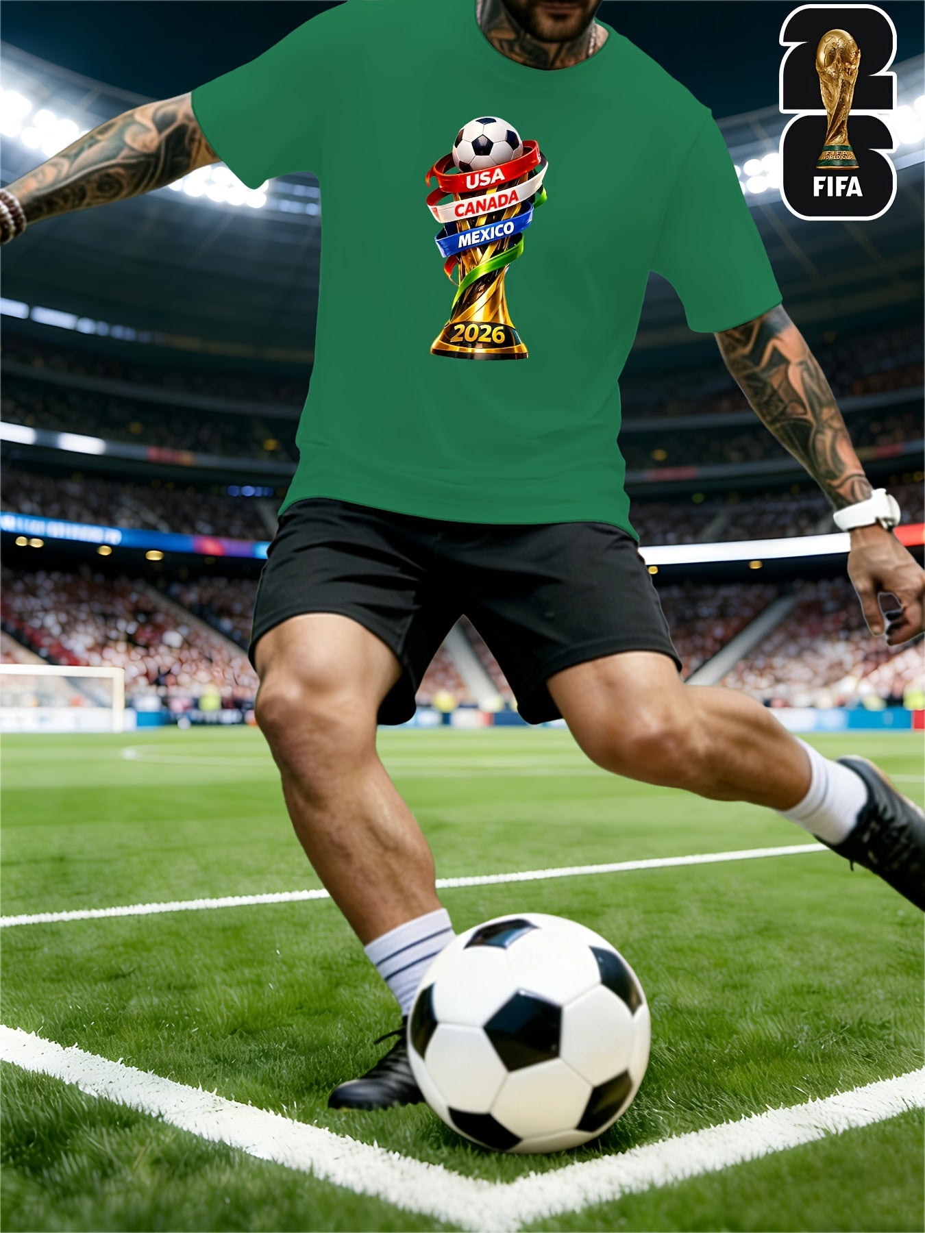 Men's FIFA 2026 World Cup Casual Soft Breathable T-Shirt
