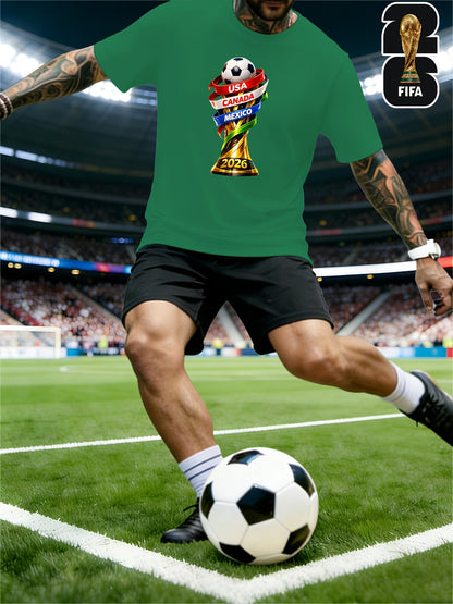 Men's FIFA 2026 World Cup Casual Soft Breathable T-Shirt
