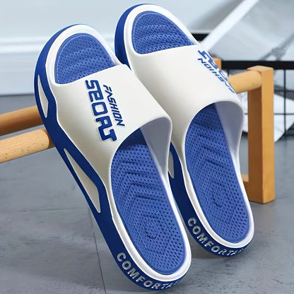Plus-Size Minimalist Wide Fit EVA Slip-On Casual Slippers