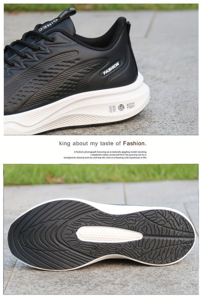 Men's Autumn/Winter High Quality Versatile Work Shoes, Trendy Fashionable Anti-Slip Lightweight Sneakers for Students, Men's Running Shoes - ayq