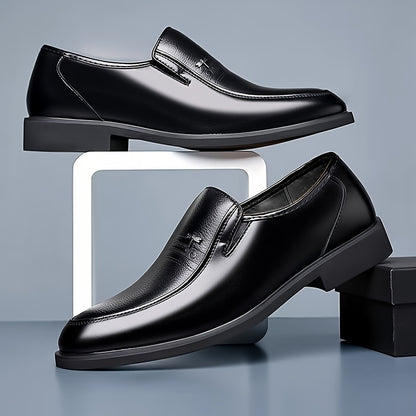 Men's Slip-On Business Casual Faux Leather Shoes - Comfortable Fit