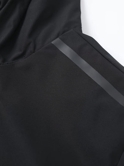 Men's Casual Hooded Softshell Sports Windbreaker Jacket