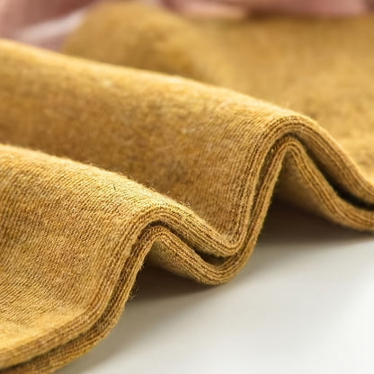 5 pairs of four-season cute bear solid color socks