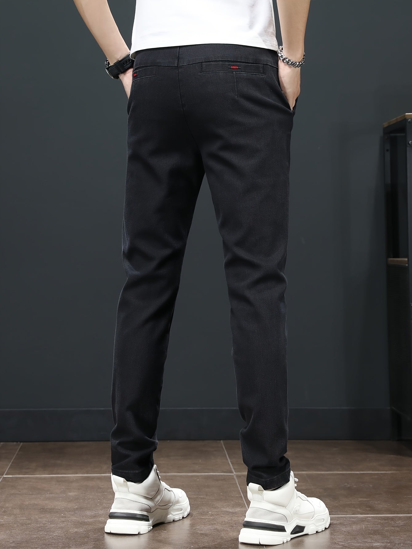 Men'S Spring Casual Trousers, Lightweight Business Outdoor Straight-Leg Pants, Versatile And Stylish for Spring And Autumn, Suitable for Sports And Formal Occasions.