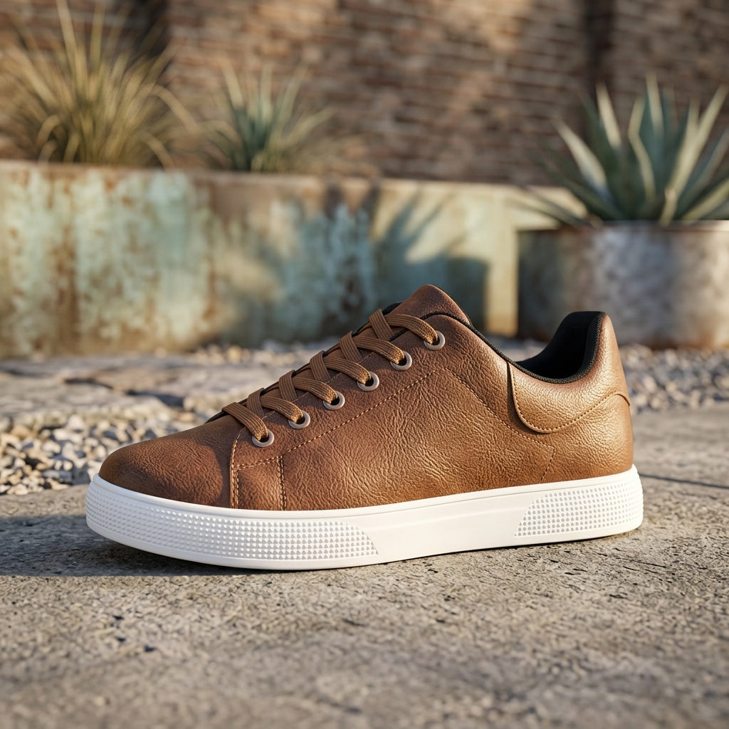 Men's Casual Low-Top Sports Shoes with Breathable Upper