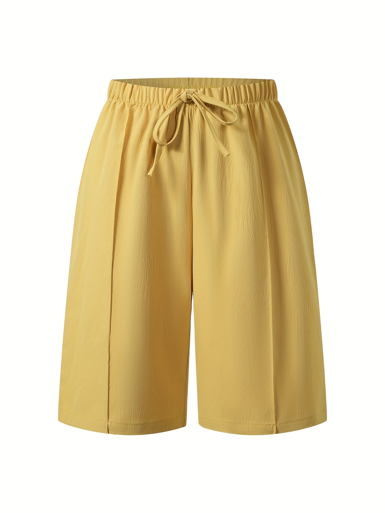 Women's Vacation Shorts Solid Color Polyester Lightweight