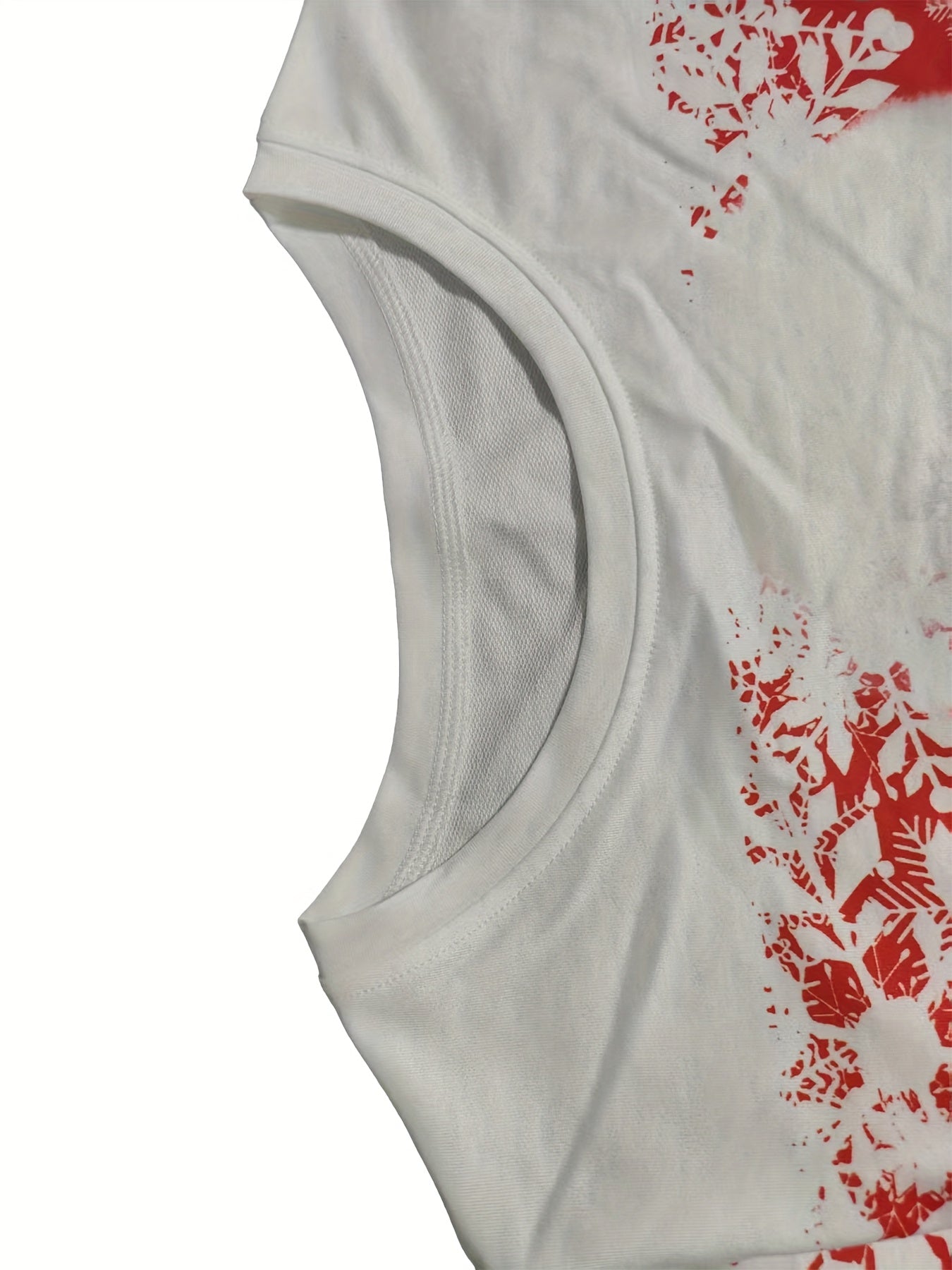 Women'S Red & Christmas Sweater - Long Sleeve Round Neck Winter Warmth with Snowman, Snowflakes & Poinsettia Print - All-Season Casual Pullover for Holiday