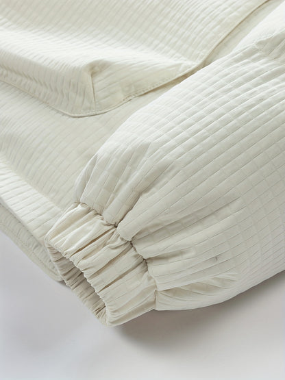 789 Men'S Stylish Thickened Winter Hooded Coat - Warm Fleece-Lined Jacket with "CONS" Letter Design, Loose Fit, White, Casual Winter Outerwear, Winter Jacket