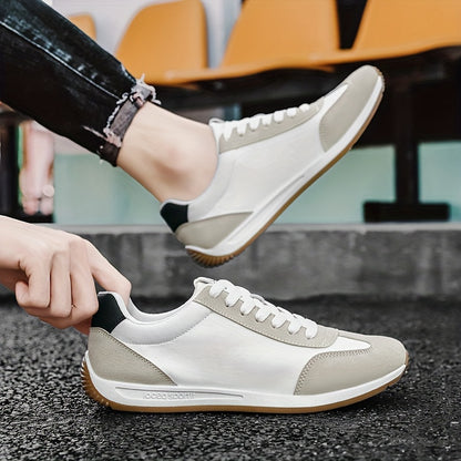 Men'S Casual Sneakers - Navy & Gray, Breathable, Anti-Sweat, Soft Sole, Durable, Lace-Up Design, All-Season Comfort, Outdoor & Casual Wear, Casual Footwear | Modern Casual Sneakers | Comfortable Footwear