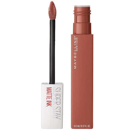 Maybelline Super Stay Matte Ink Liquid Lipstick Makeup, Long Lasting High Impact Color, up to 16H Wear, Exhilarator, Ruby Red, 1 Count, Packaging May Vary