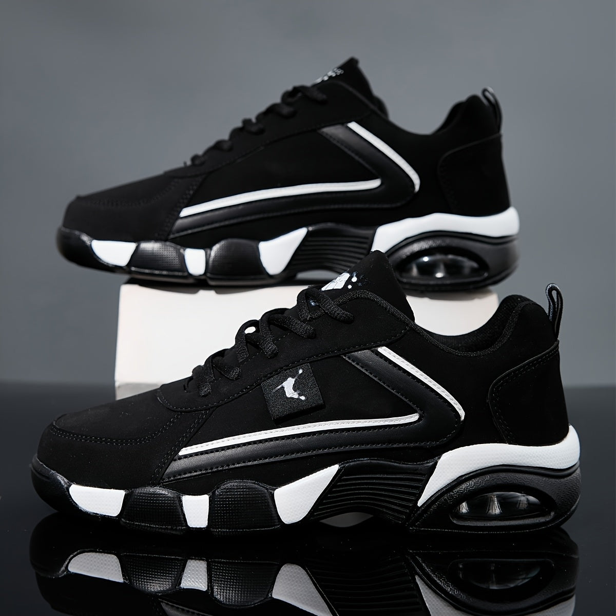 Breathable Fitness Training Sneakers - Durable Air-Cushioned Outdoor Casual Shoes, Suitable for Running And Everyday Use - ayq