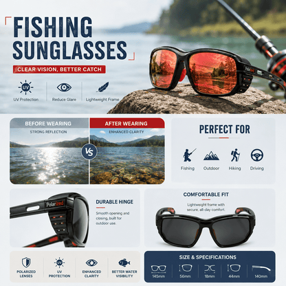 Polarized Vintage Safety Glasses for Men & Women with UV400 Protection
