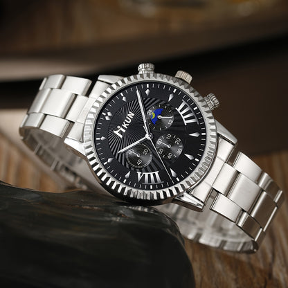 5 շքեղ տղամարդու բարձրակարգ գործնական ժամացույցներ + ոճային մինիմալիստական ​​դրամապանակ և ակնոցներ + գրիչով բանալիօղակ, հարմար է առօրյա կրելու համար։