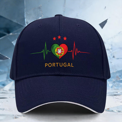 Adjustable Portuguese Flag Baseball Cap Lightweight for Outdoors