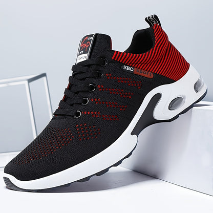Men's Breathable Low-Top Sports Shoes with Shock Absorption