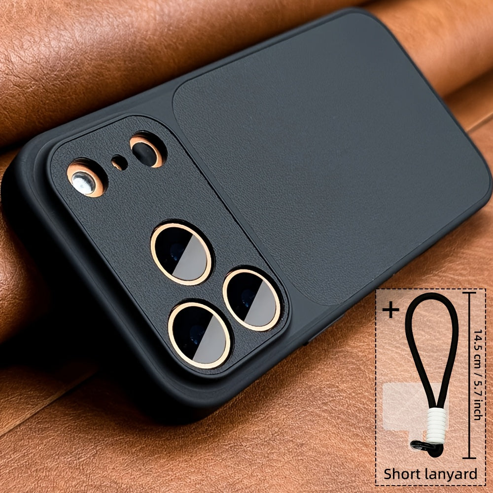 Luxury Burgundy Acrylic Phone Case Set with Shockproof Design