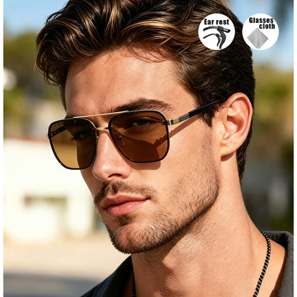 Vintage Geometric UV400 Sunglasses for Men and Women