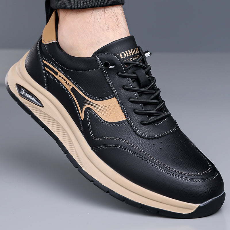 Men's Business Casual Oxford Shoes, Lace-Up, All-Season Comfort