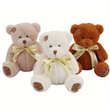16Cm/6.29In Adorable Kawaii Teddy Bear Plush Toy - Gentle Stuffed Animal, Ideal for Christmas, Thanksgiving, Valentine'S Day, Birthdays, And Easter Presents
