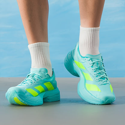 Men's Adidas Adizero Racing Sneakers in Bright Teal for Training