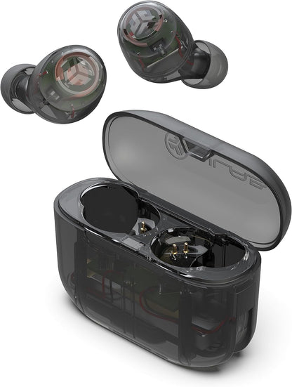 Jlab Go Air Pop True Wireless Bluetooth Earbuds & Charging Case - Black, Dual Connect, IPX4 Sweat Resistance, Bluetooth 5 Connection, 3 EQ Sound Settings Signature, Balanced, Bass Boost