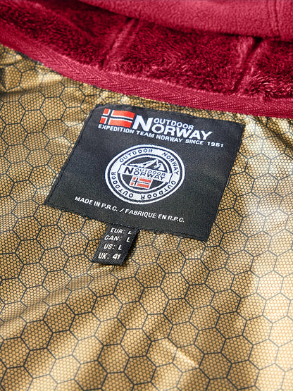 Men's Warm Stand Collar Cardigan Jacket, Honeycomb Heat-Retaining Graphite Lining, Thermal Insulation, Warmer Upper Body, Quality Men's Wear, Warm Lining, Carbon Fiber Technology - Full-Zip Winter Coat, Full-Length Zipper, Ma