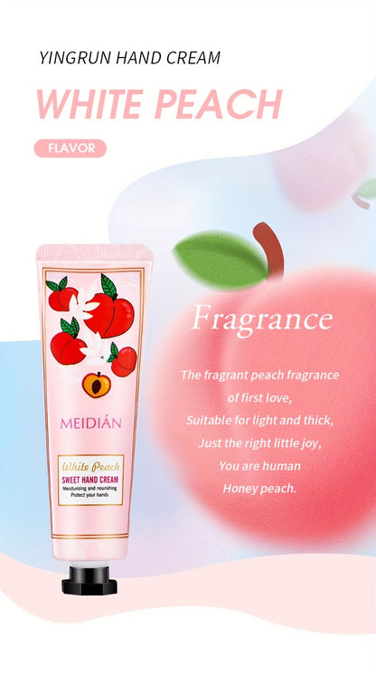 5pcs/set Hand Cream Set, Moisturizing And Nourishing Hand Lotion for Dry Cracked Hands, Gift for Women