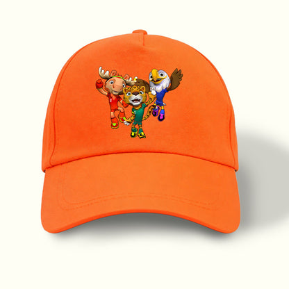 FIFA USA-Mexico Canada World Cup Mascot Baseball Cap, Lightweight Snap