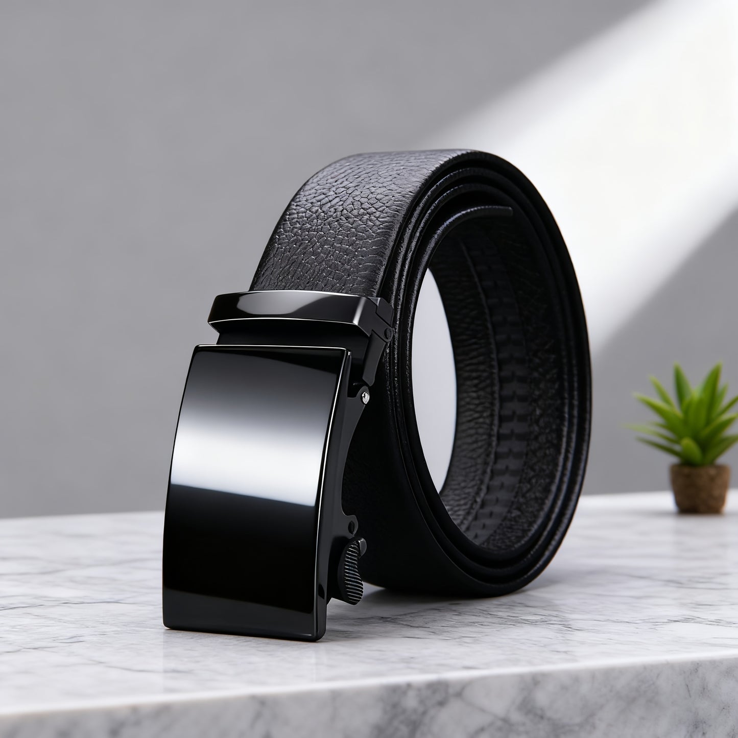 3pcs Men's Watch Wallet & Belt Set - Luxury Matching with Watch, Cash Holder & Belt - Elegant for Daily Wear, Business, Gifts - Complete Outfit Bundle (No Gift Box) - Ideal for Valentine's Day/Easter/Ramadan Gifts for