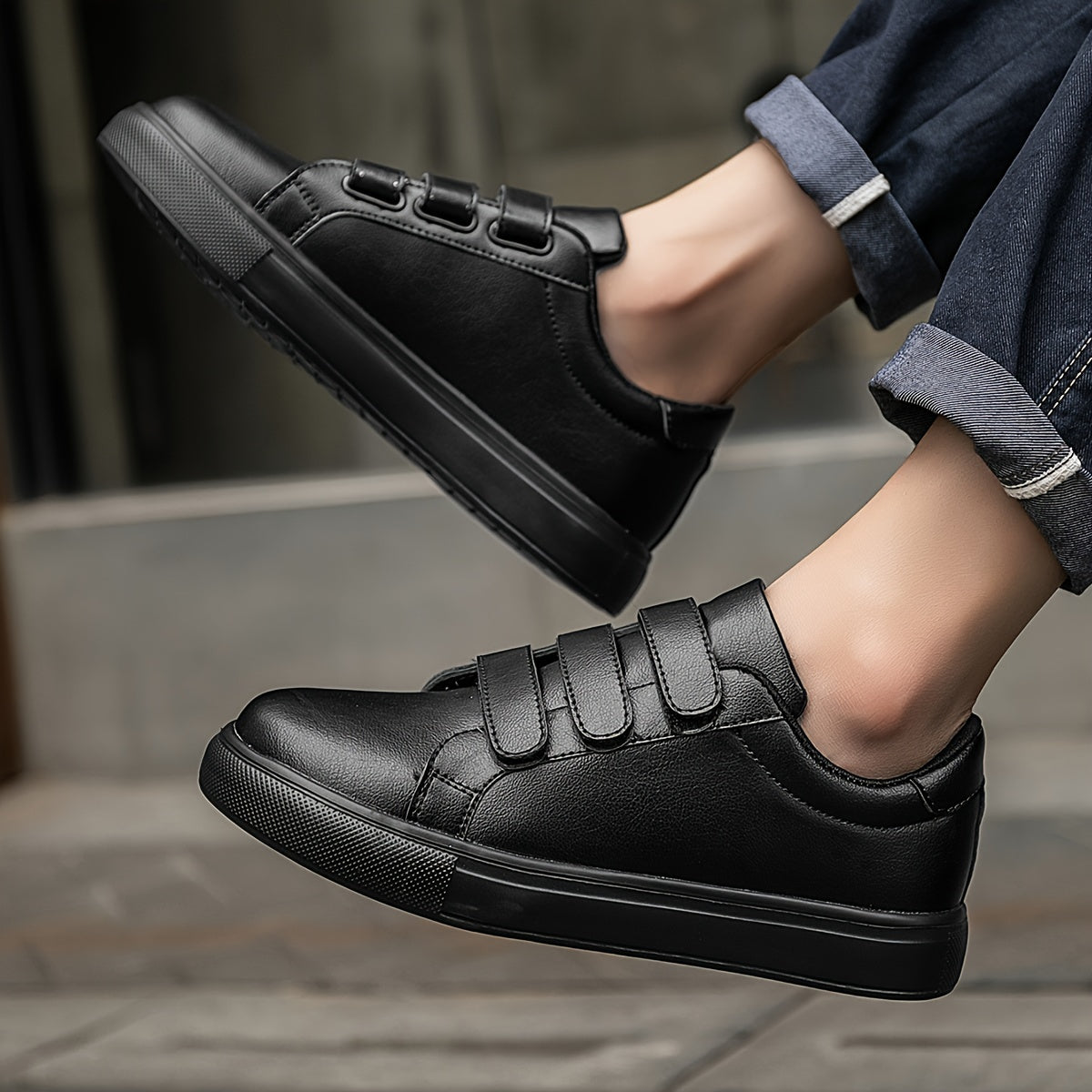 Men's Lightweight Bamboo Rayon Sneakers Casual Street Shoes