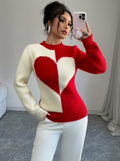 Women's Elegant Sweater Sweationnaire - Winter Warm Round Neck Solid Color Pullover, Regular Fit Cozy Sweaters for Fall/Winter, Versatile Casual & Dressy Outfits (Hand Wash/Dry Clean) - Elegant Special Line Collection
