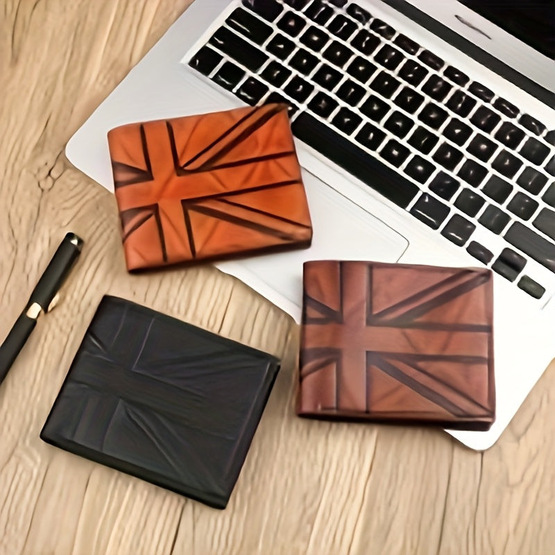 Zuolaiwt European And American Retro Short Wallet for Men with a Large Capacity Coin Purse And Multiple Card Slots