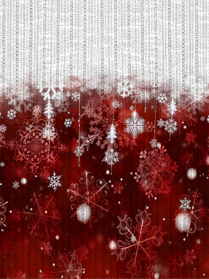 Մեծ չափսի կանացի ձմեռային կարդիգան վերարկու - բորդո կարմիր և սպիտակ ձյան փաթիլի նախշերով խորը բաճկոն, ազատ օձիքով սվիտեր վերարկու՝ Սուրբ Ծննդյան, Նոր տարվա երեկույթների և ցուրտ եղանակի համար (լվացքի մեքենայով)