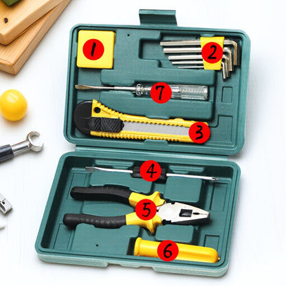 12pcs Home Tool Kit, Hardware Tool Set, Car Hardware Toolbox, Auto Repair Tools, Appliance Repair Tools, Portable Tool Kit, Essential for Home and Travel