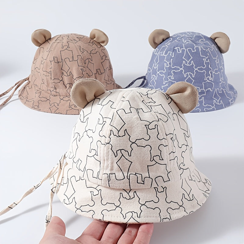Baby Bucket Hat for 6-36 Months, Lightweight Sun Protection