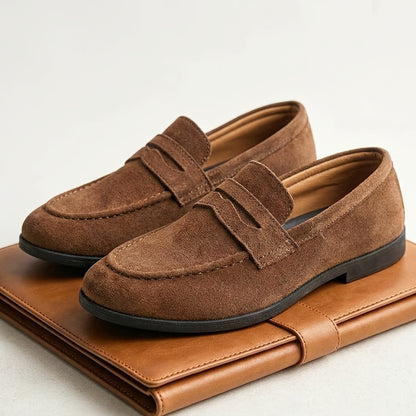 Men's Slip-On Fabric Loafers for All-Season Comfort