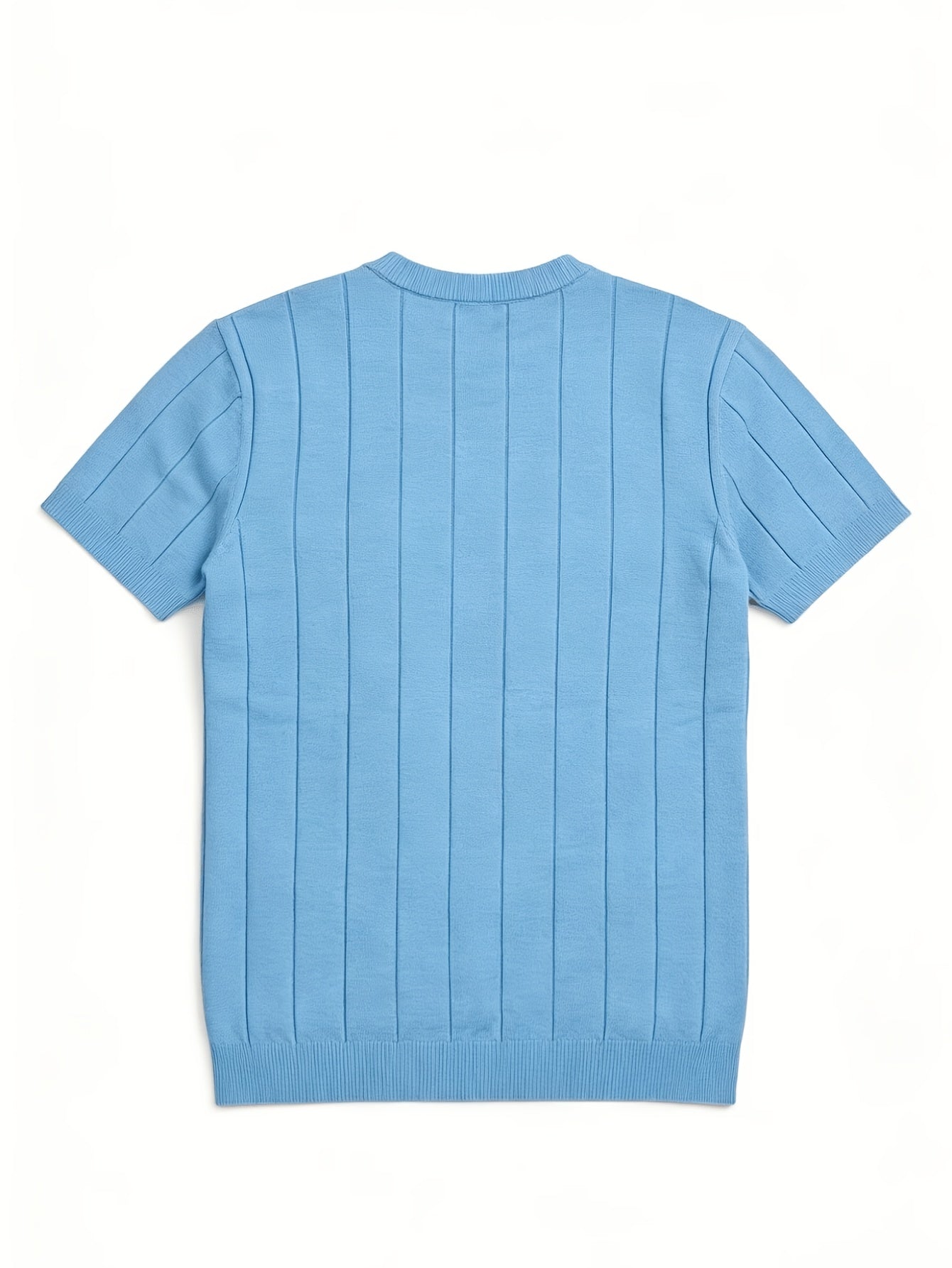 Men's Summer Viscose Knit Short-Sleeve Crew Neck T-Shirt