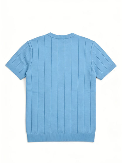 Men's Summer Viscose Knit Short-Sleeve Crew Neck T-Shirt