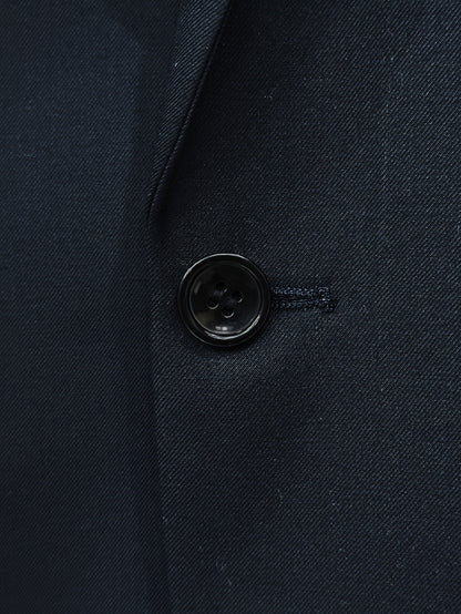 Men's Two-Piece Suit in Solid Color with Sealed Pockets, Regular Fit Suit Trousers, Elegant and Classic, Suitable for Business and Wedding Parties