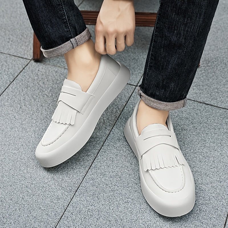 Men's Casual Slip-On Loafers - Comfortable All-Season Shoes