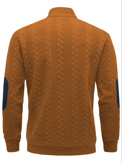 Men'S Light Blue Quilted Zip-Up Jacket - Casual Fall/Winter Outerwear with Stand Collar, Long Sleeves, and Front Pockets, Perfect for Casual Attire, Autumn Winter Apparel | Quilted Texture Jacket | Zippered Jacket