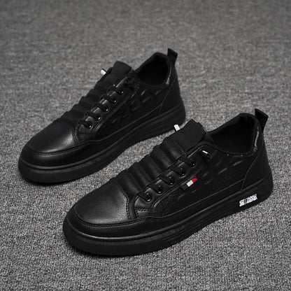 Men's Breathable Crocodile-Embossed Sneakers - Casual & Stylish, Non-Slip Faux Shoes for All Seasons